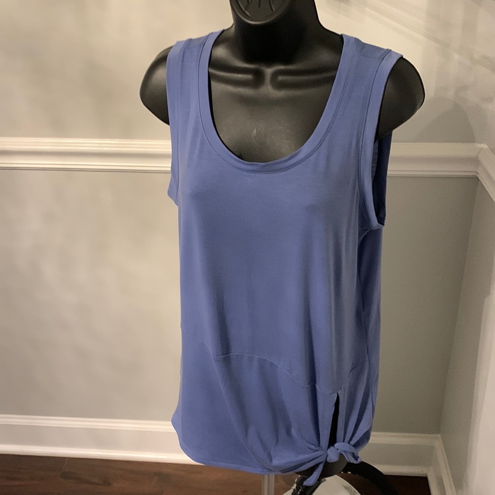 Columbia Periwinkle Blue Take It Easy Side Tie Tank Size M